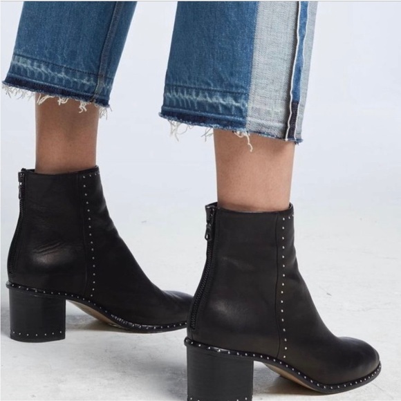 ❤️‍🔥NEW RAG & BONE WILLOW STUDDED ANKLE BOOT - Picture 2 of 9